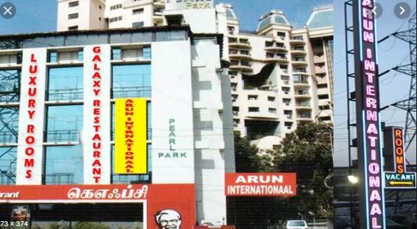 arun international hotel koyambedu