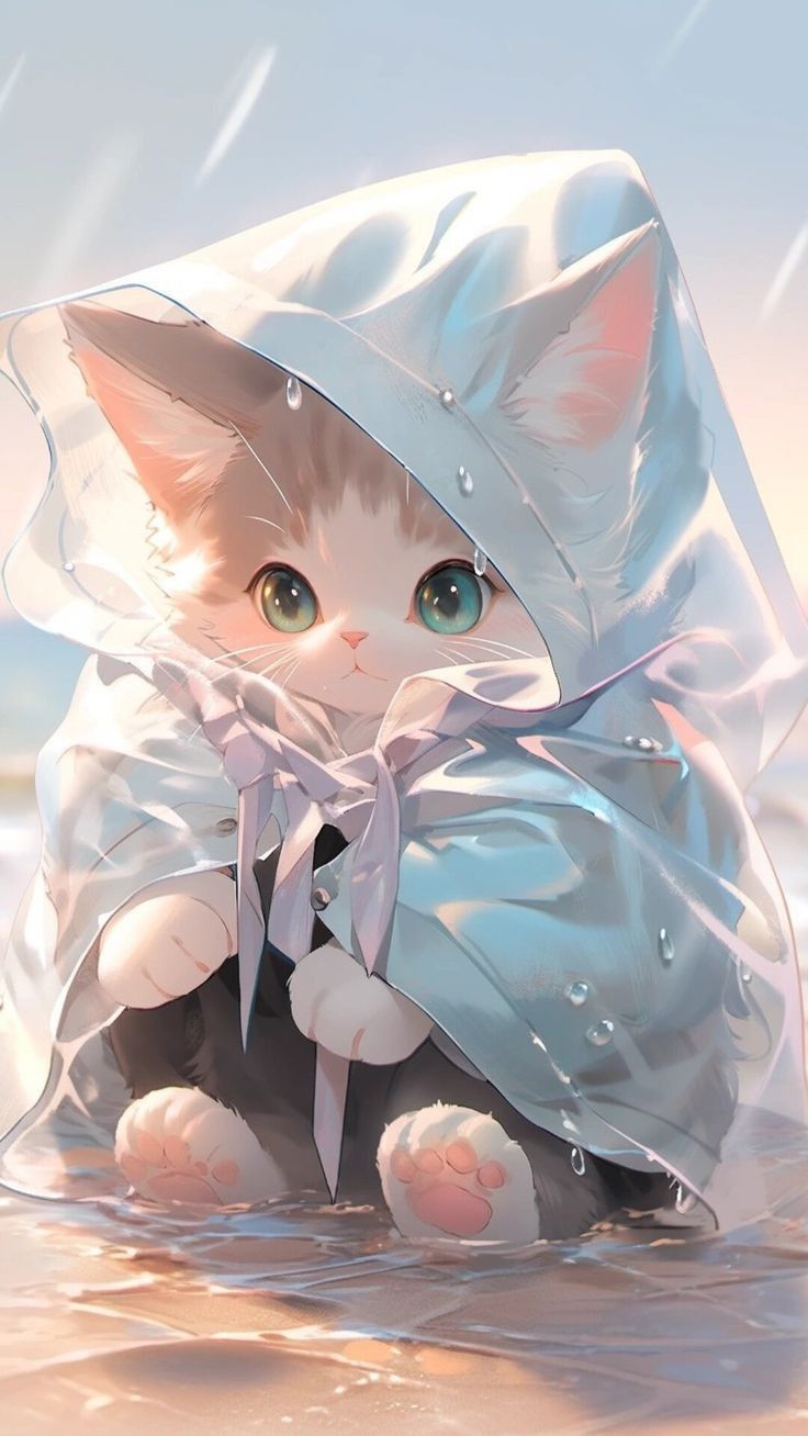 anime cute kitty