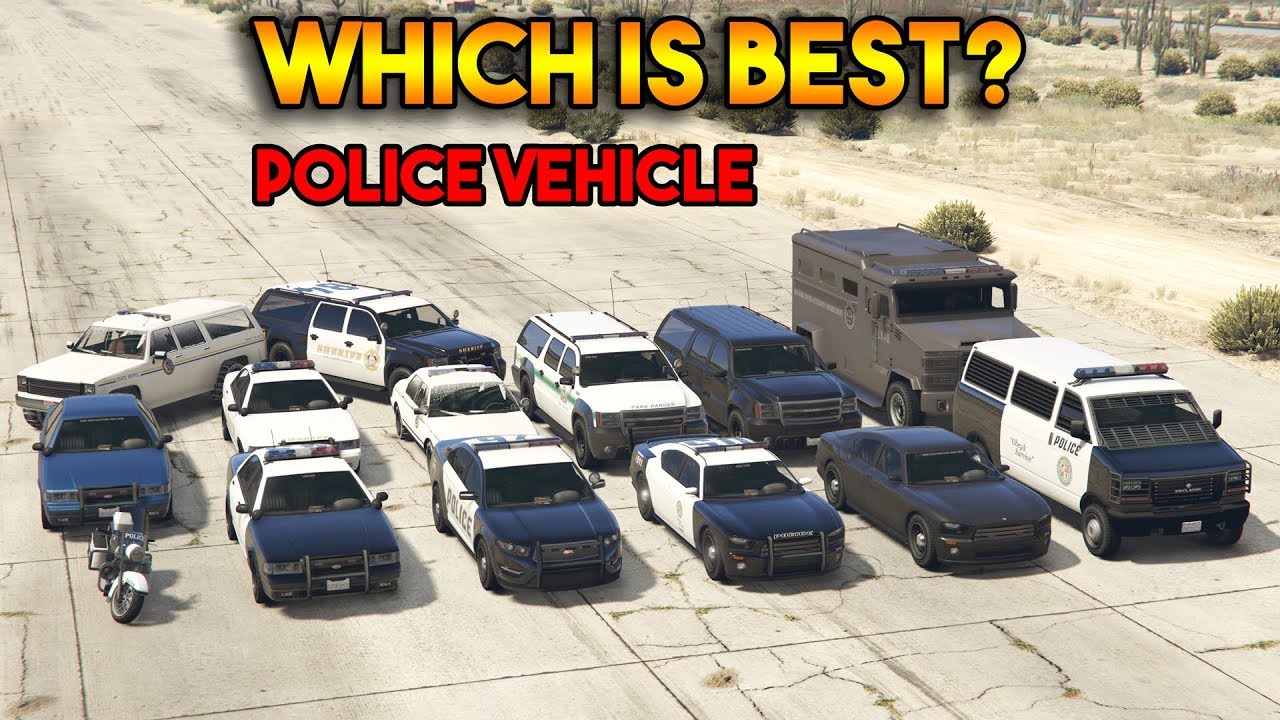 police vehicles in gta 5