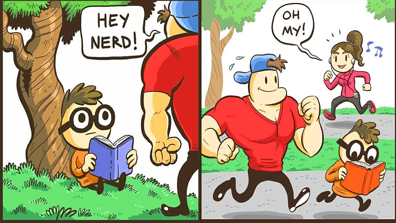 nerd and jock