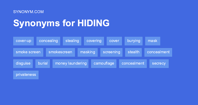 synonyms for hide