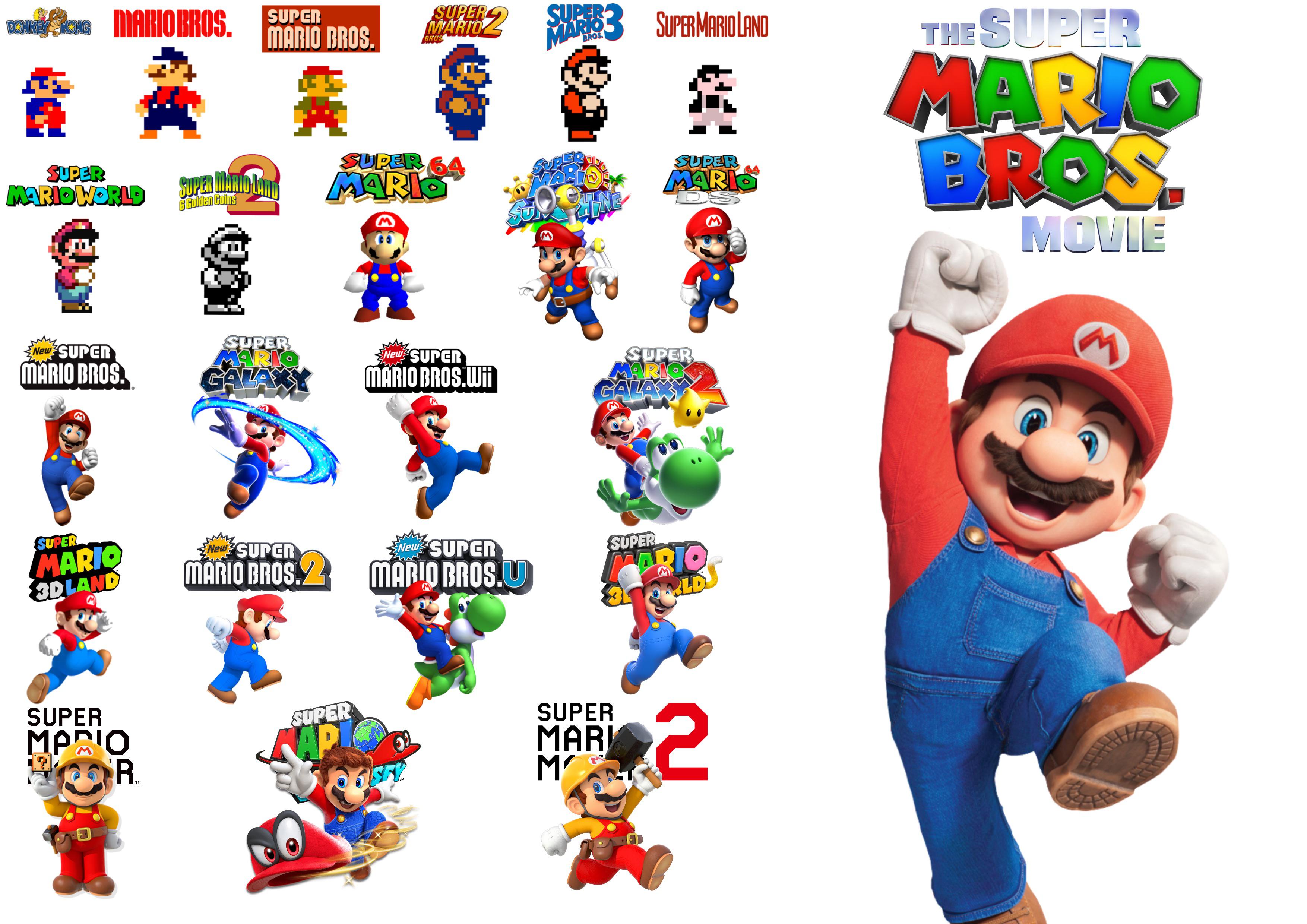 super mario evolution