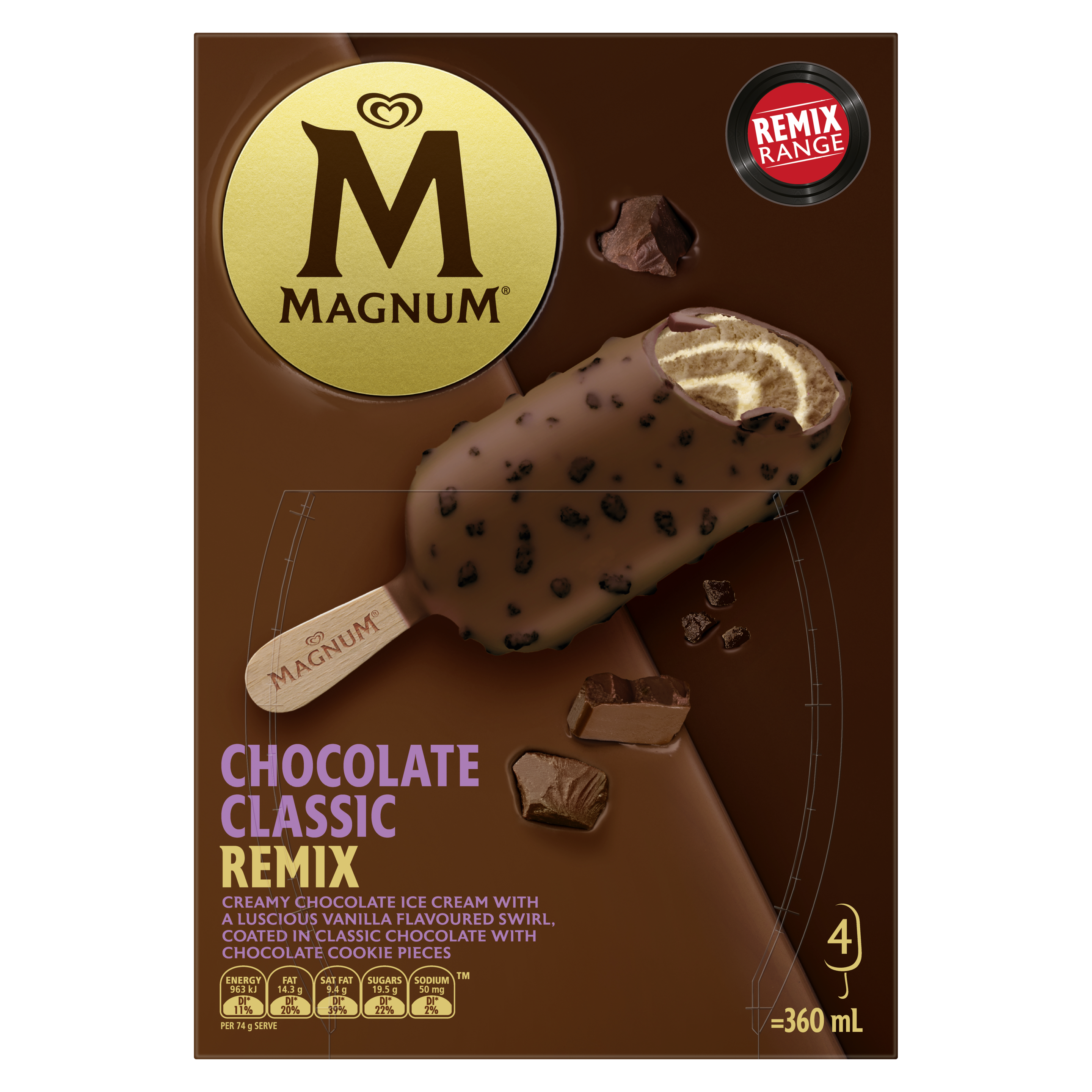 magnum chocolate classic remix