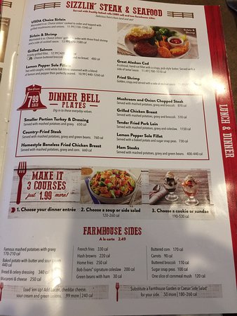 bob evans menu