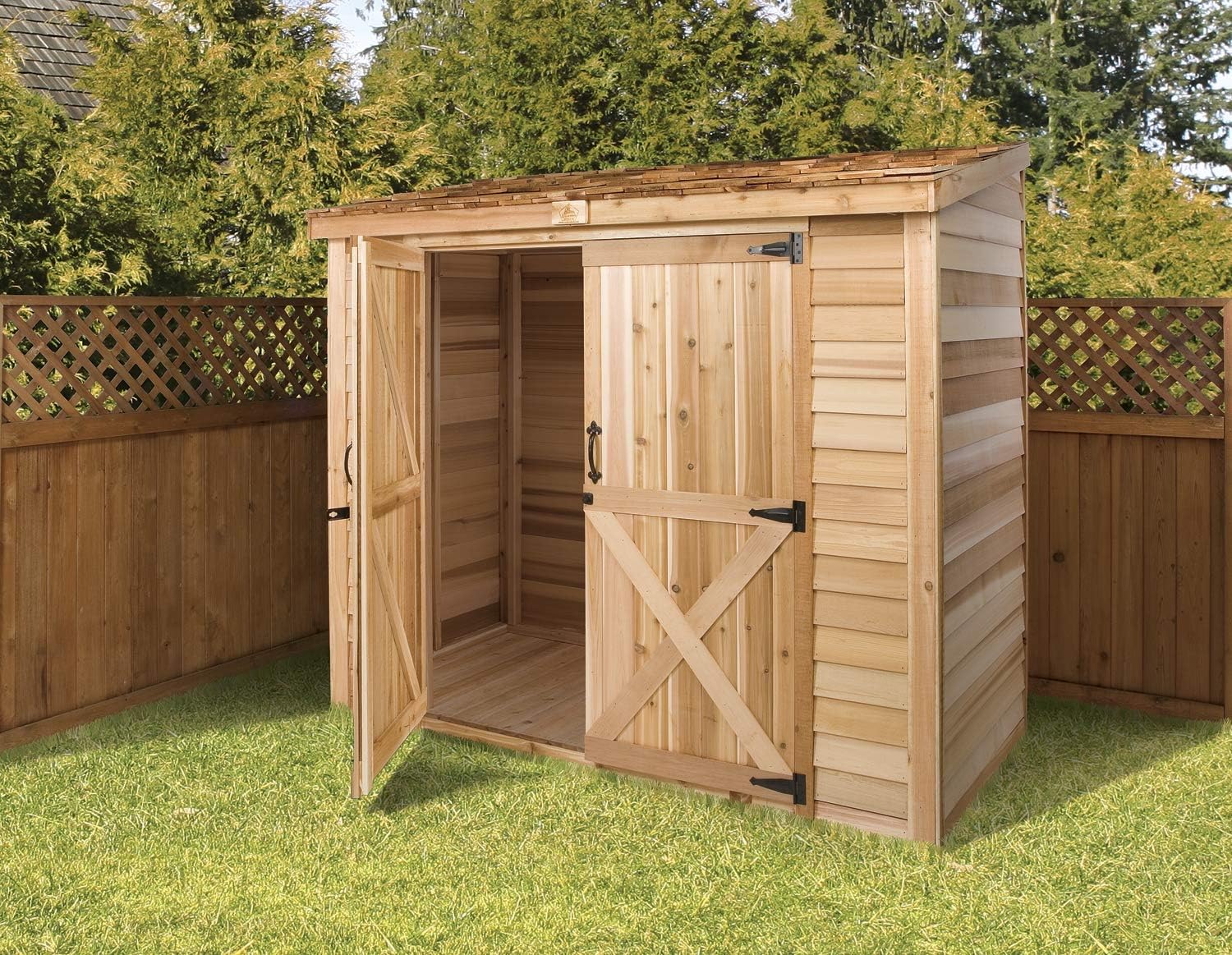 wood storage sheds near me