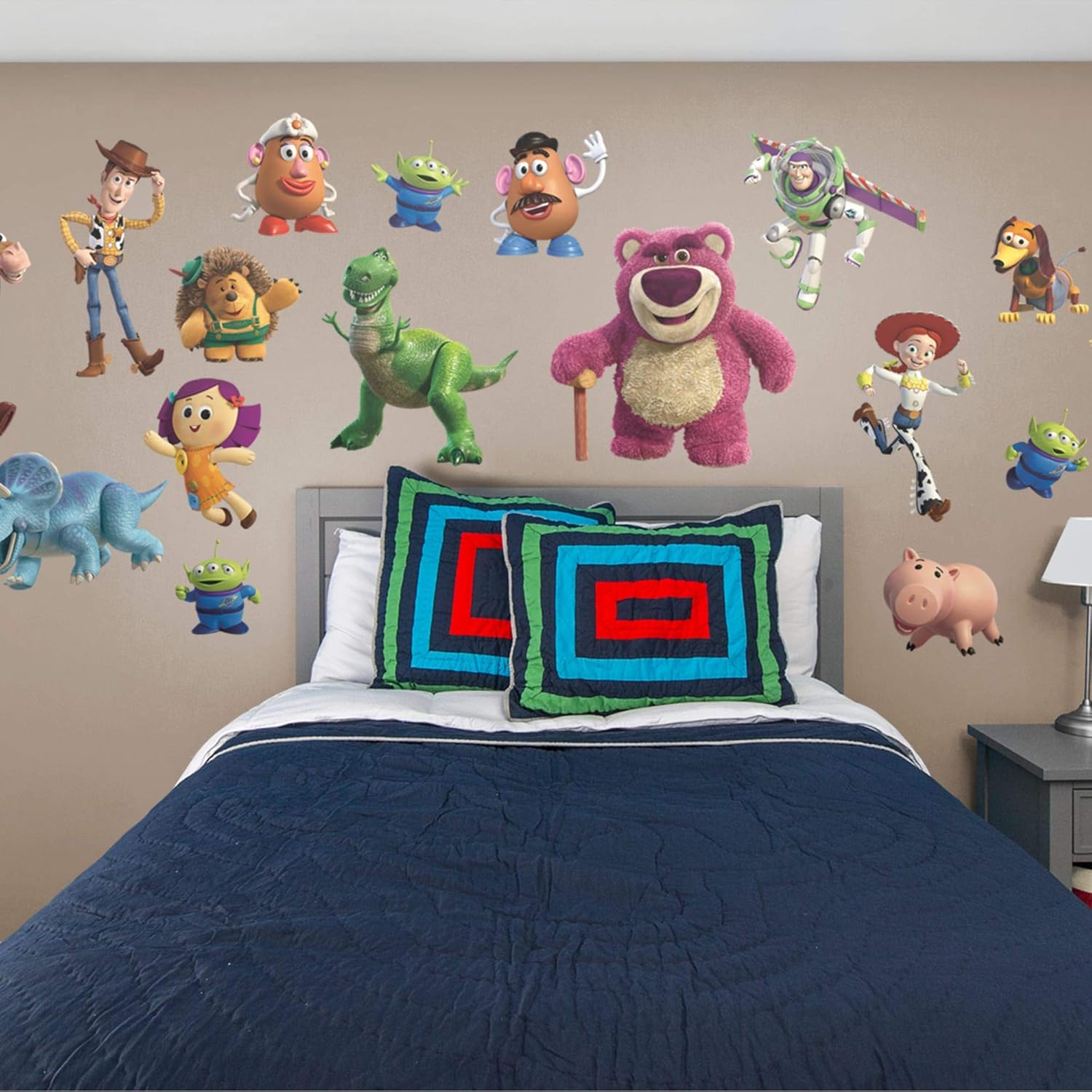 toy story stickers wall