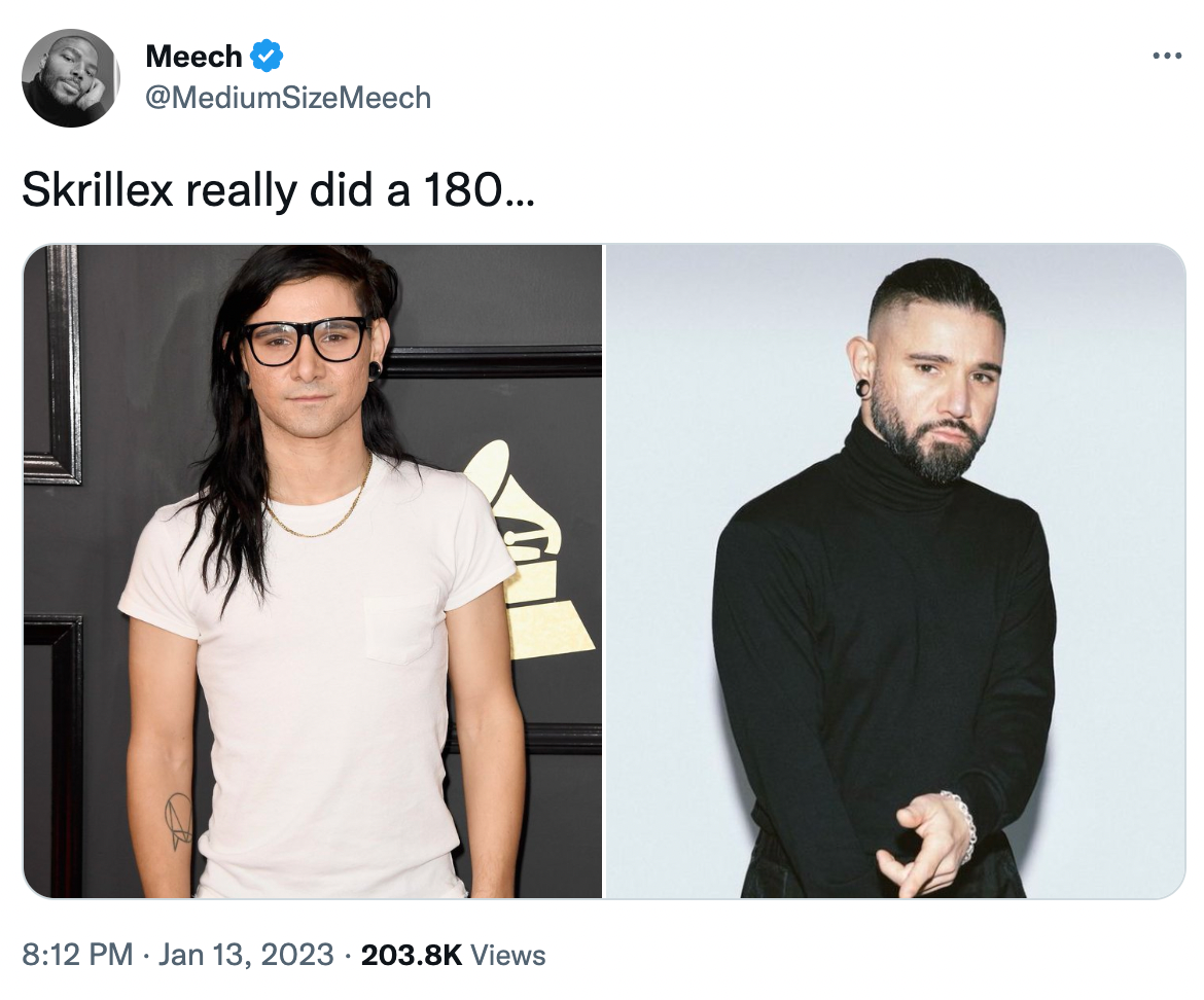 skrillex now vs then