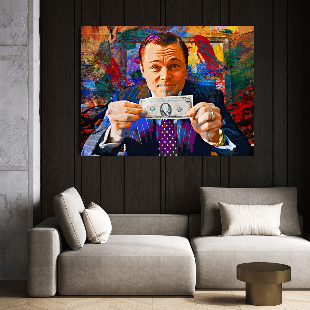 wolf of wall street canvas