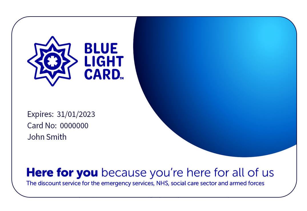 dfs nhs discount blue light card