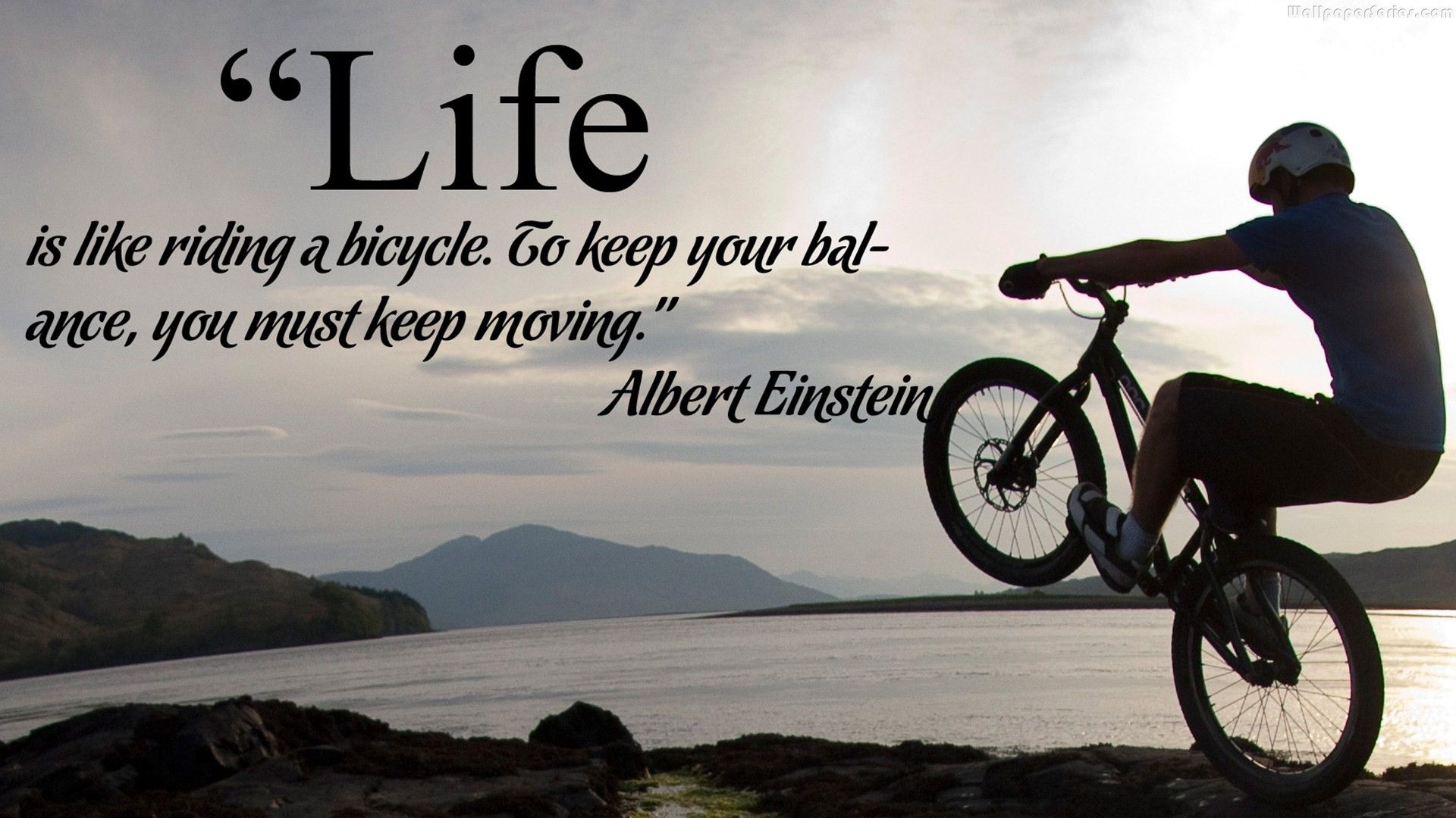 quote about bike