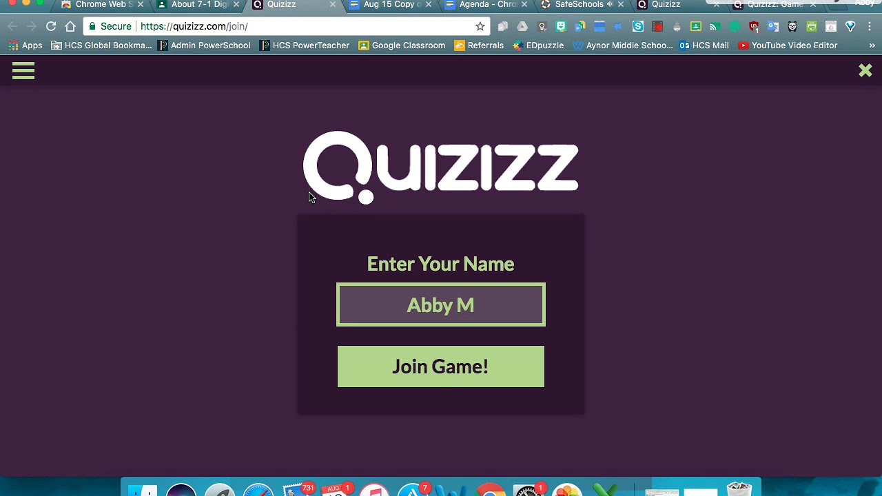 joinmy my quiz.com