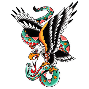 eagle and snake tattoo