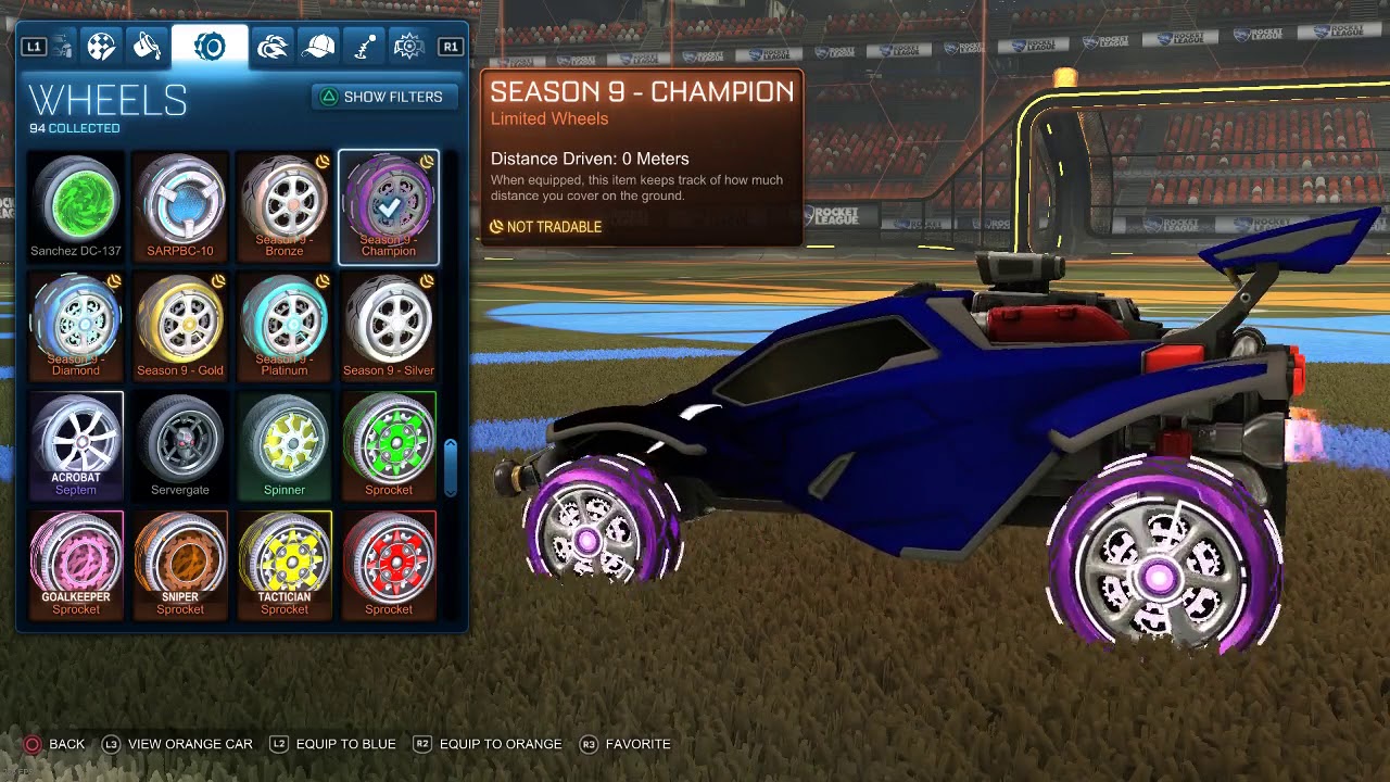 rocket league season 9 rewards