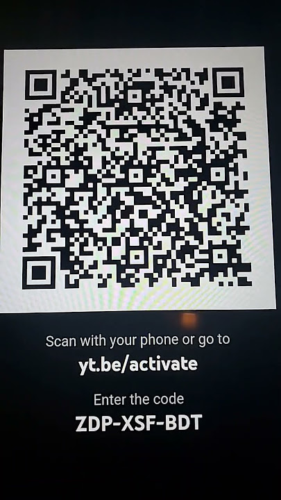 yt. be/activate qr code