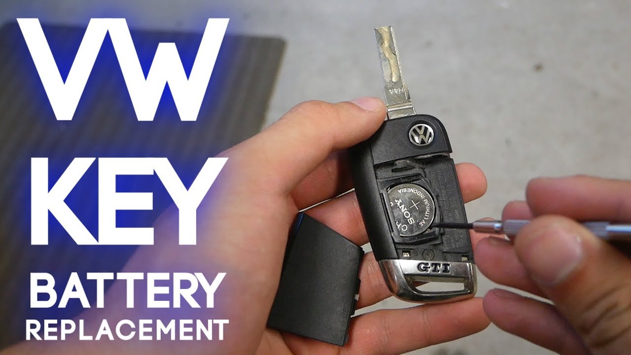 vw golf key battery