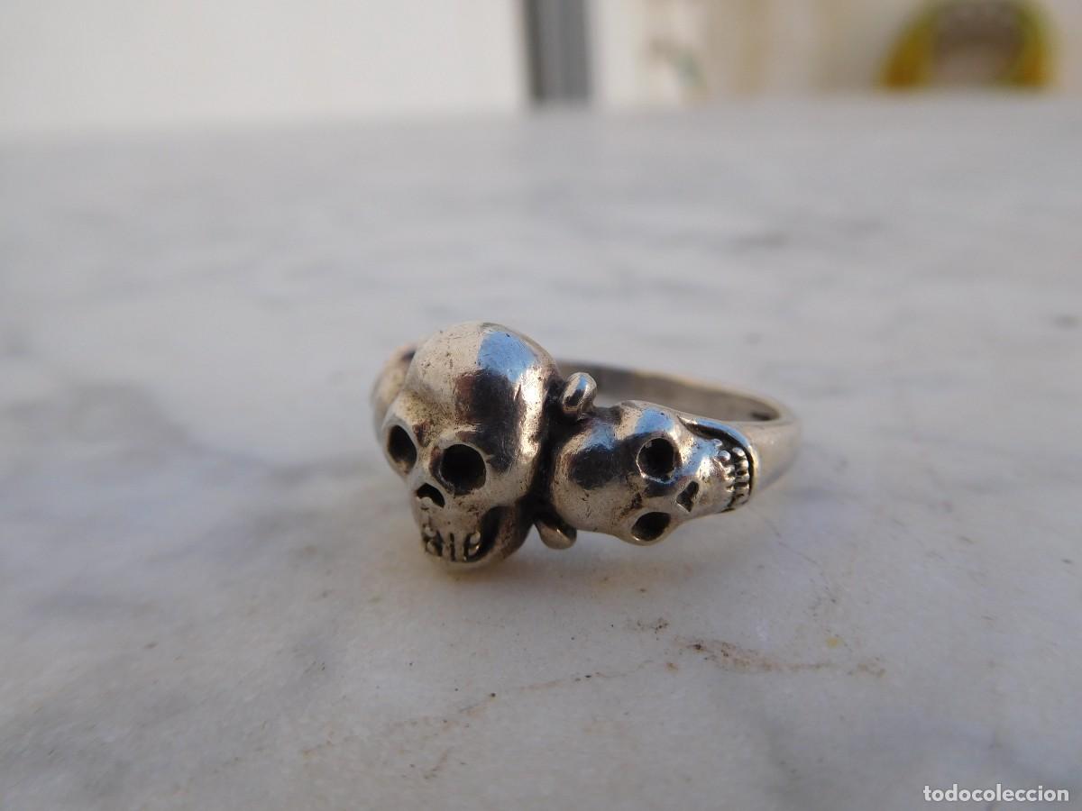 antique skull ring