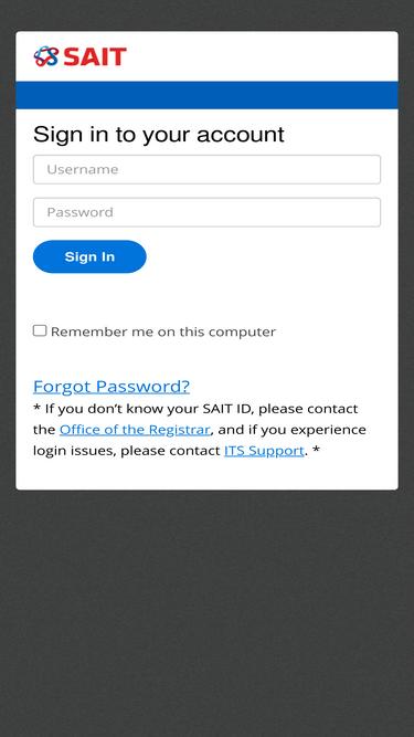 sait d2l login