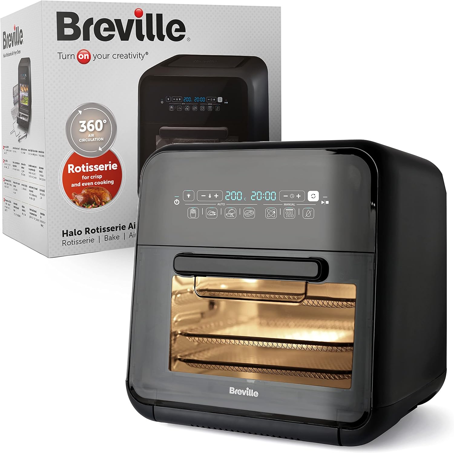 breville halo rotisserie air-fryer oven