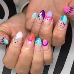 pinterest uñas semipermanentes verano