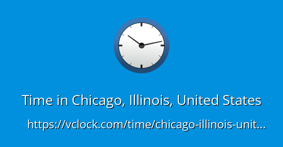 current time zone in chicago