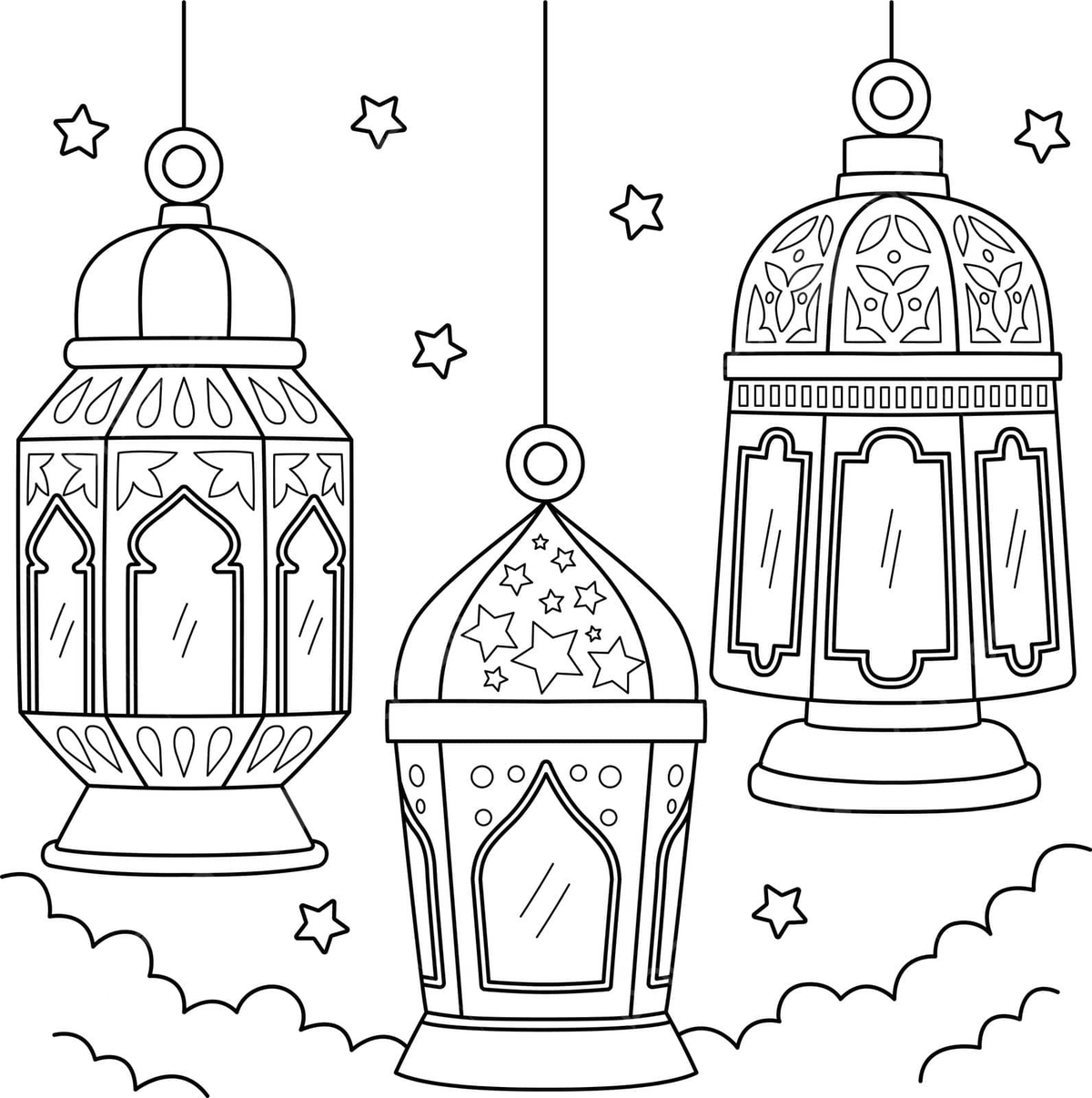 dibujos de ramadan para colorear