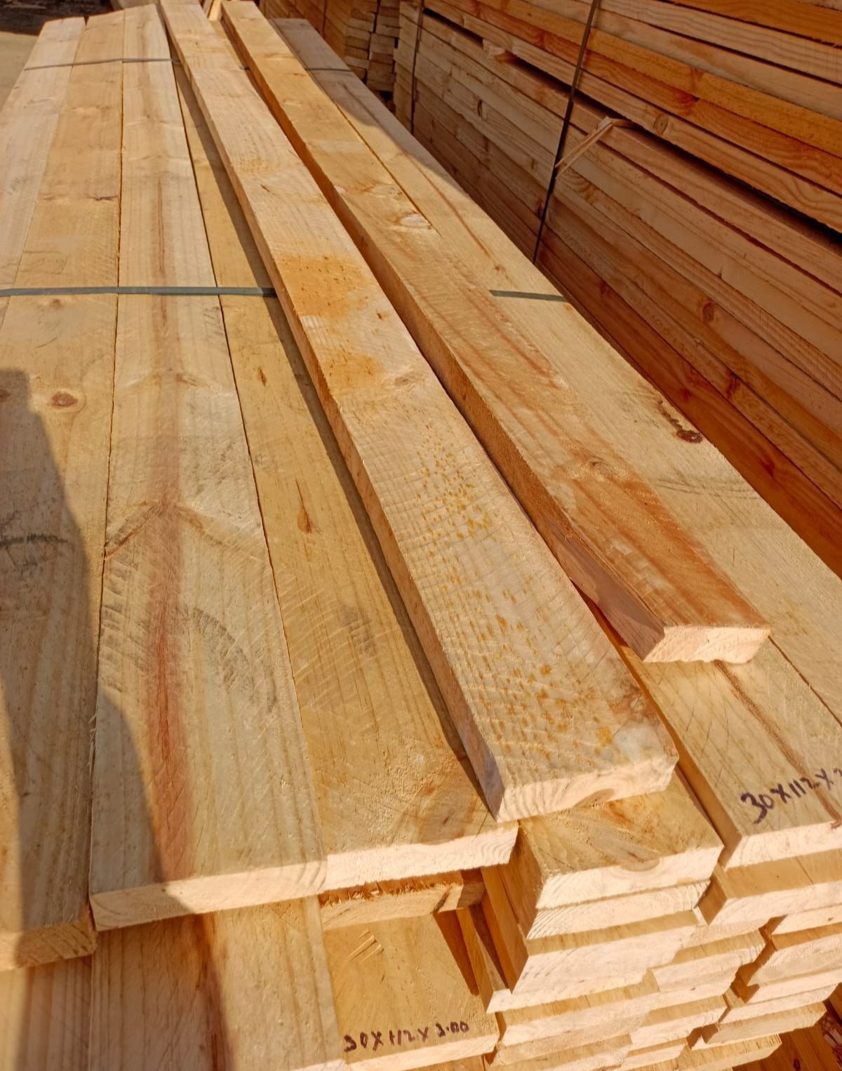 pine wood planks