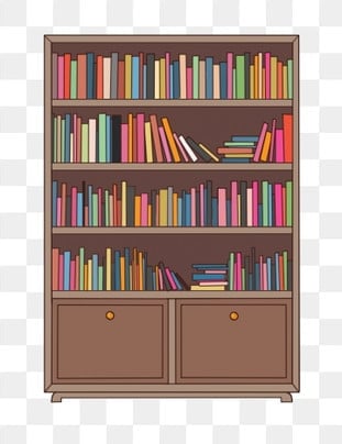 bookshelf clipart