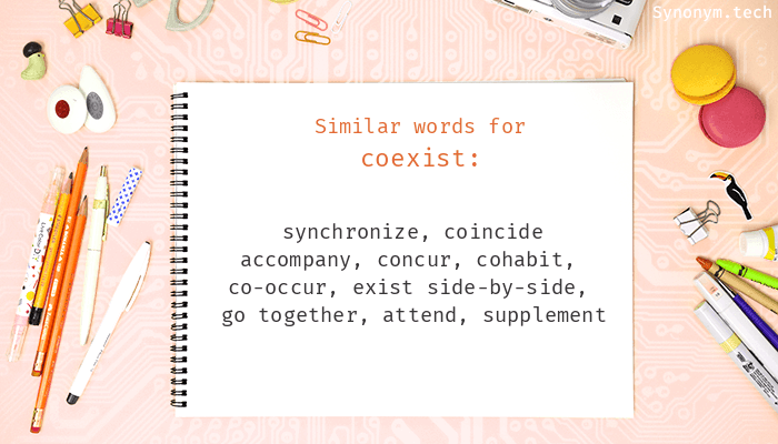 coexist synonym