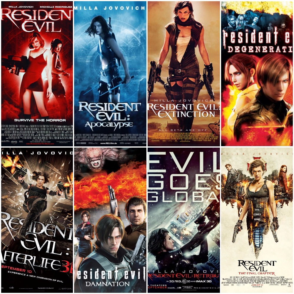 order of resident evil movies