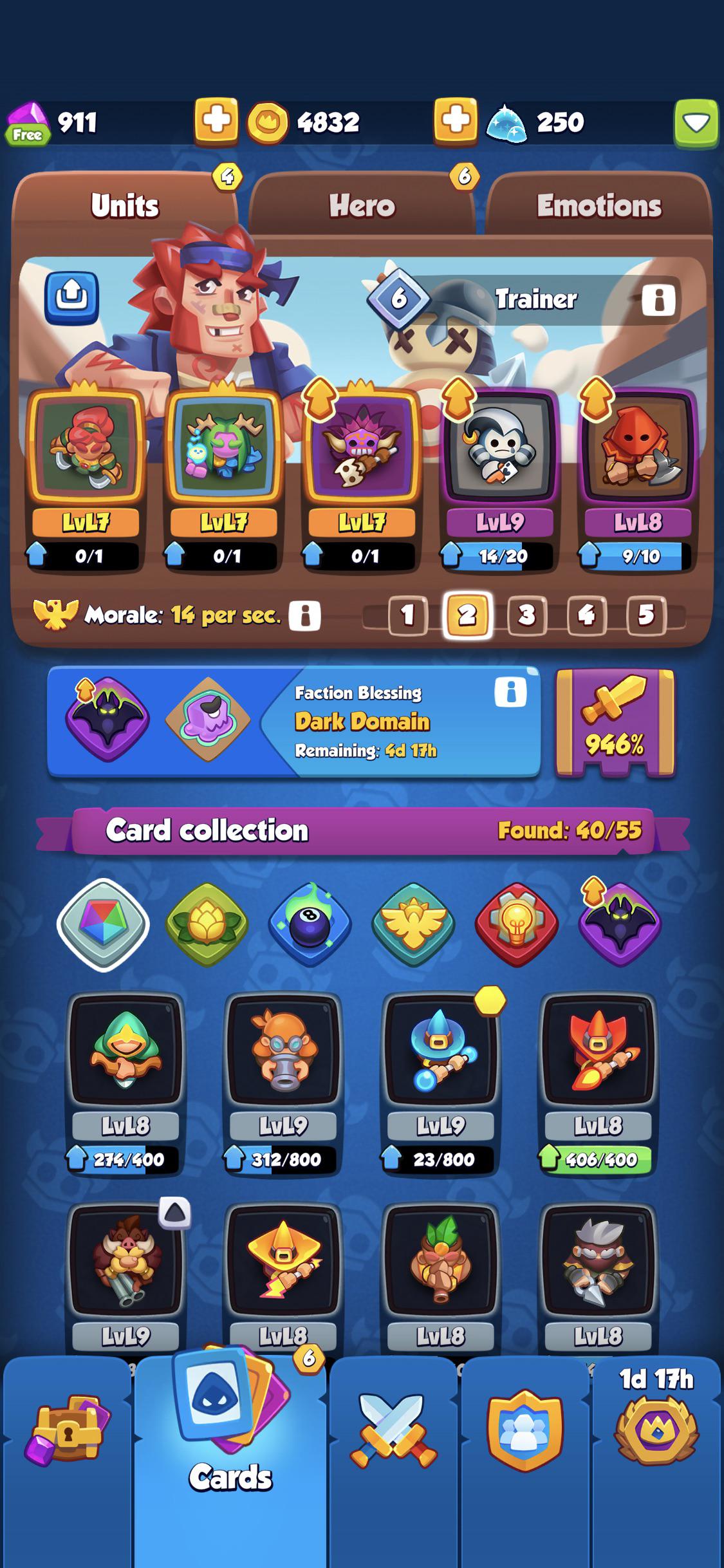 blade dancer rush royale deck