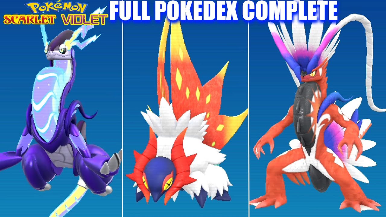 pokemon scarlet and violet pokedex