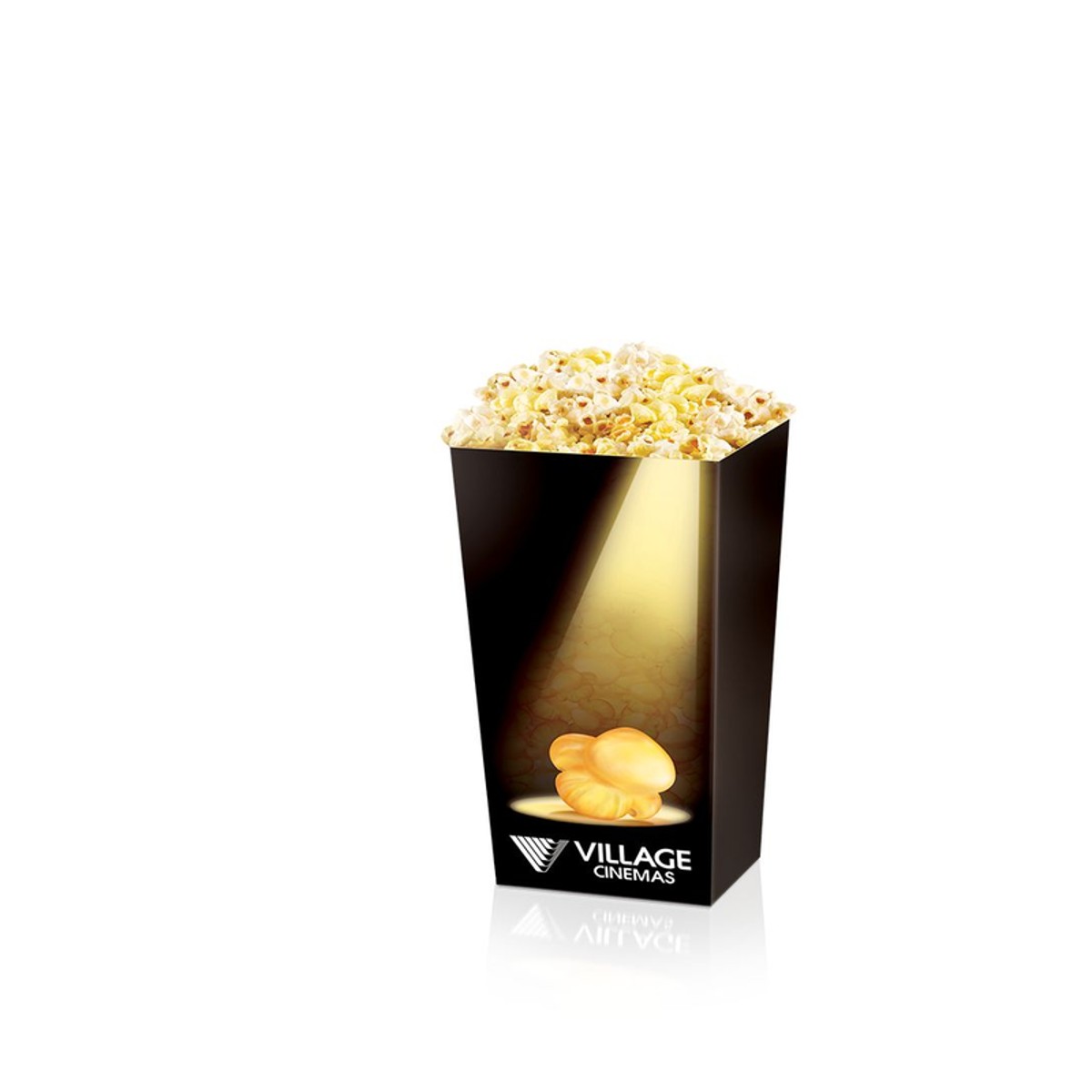 how many calories in village cinema popcorn