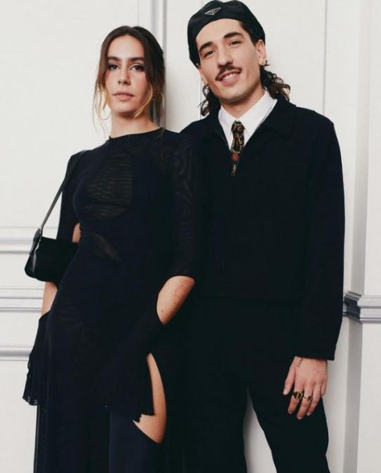 hector bellerin y su novia