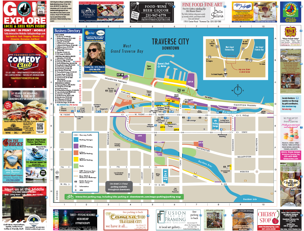 downtown traverse city map