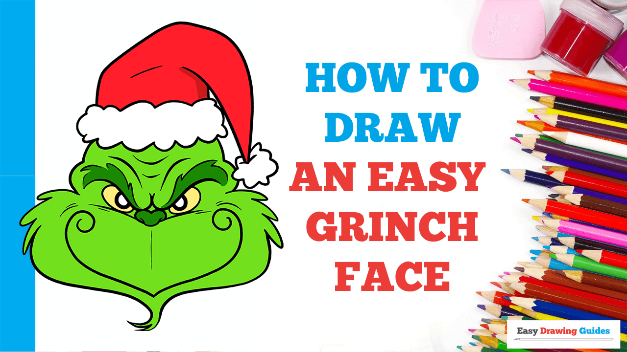 how to draw the grinch easy