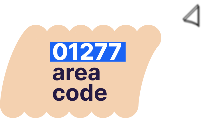 07712 area code uk