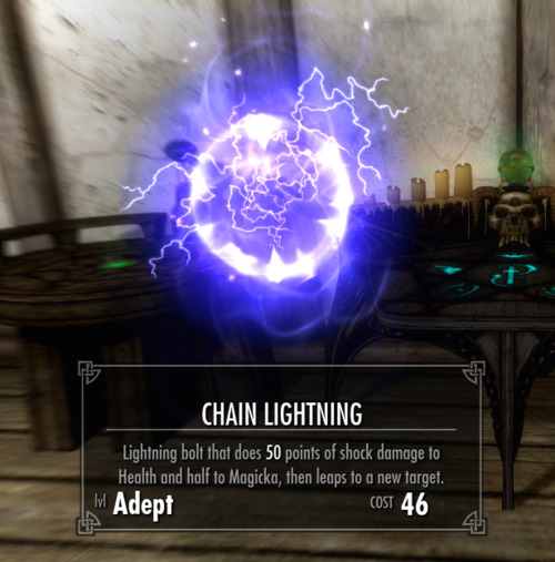 skyrim chain lightning