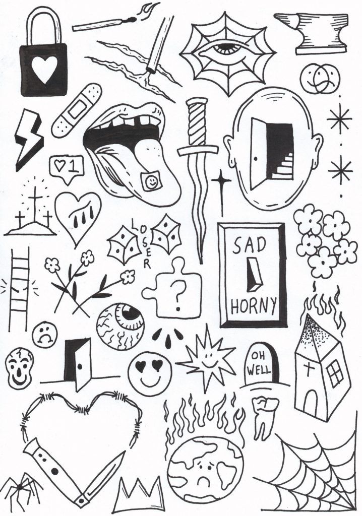 tattoo flash simple