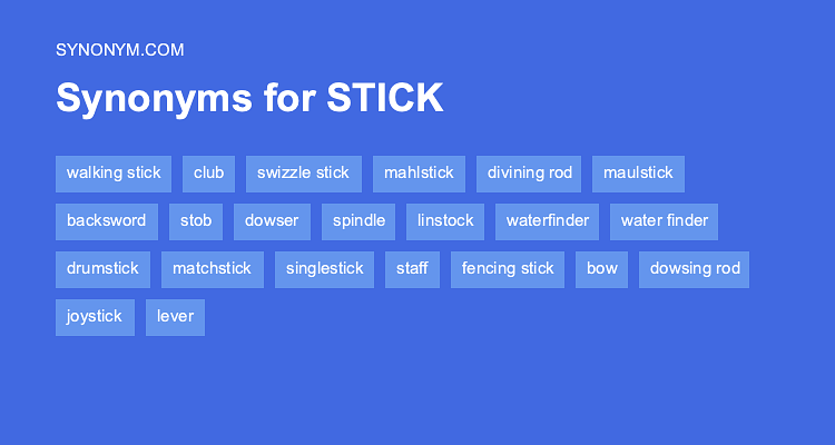 stick antonym