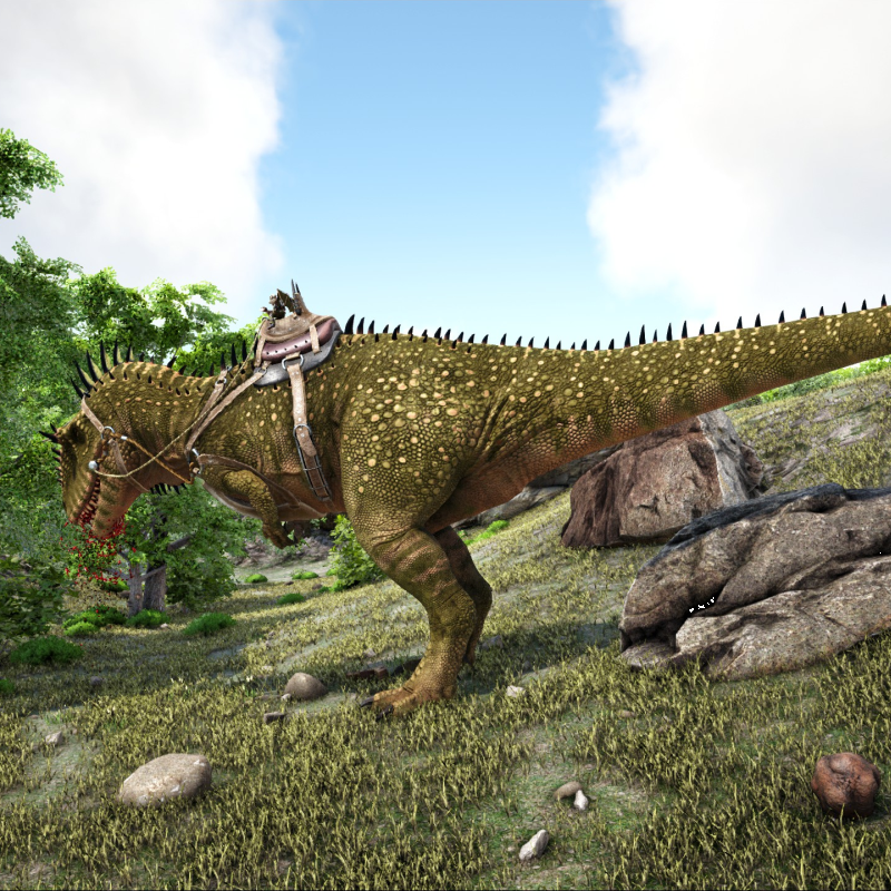 tame carcharodontosaurus