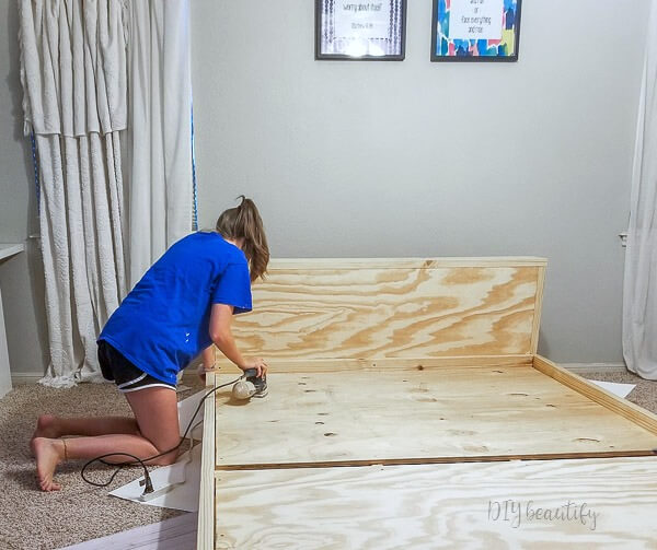 diy modern platform bed