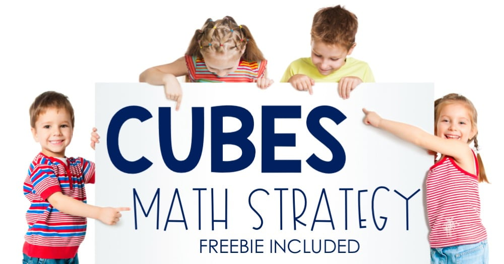 cubes math strategy