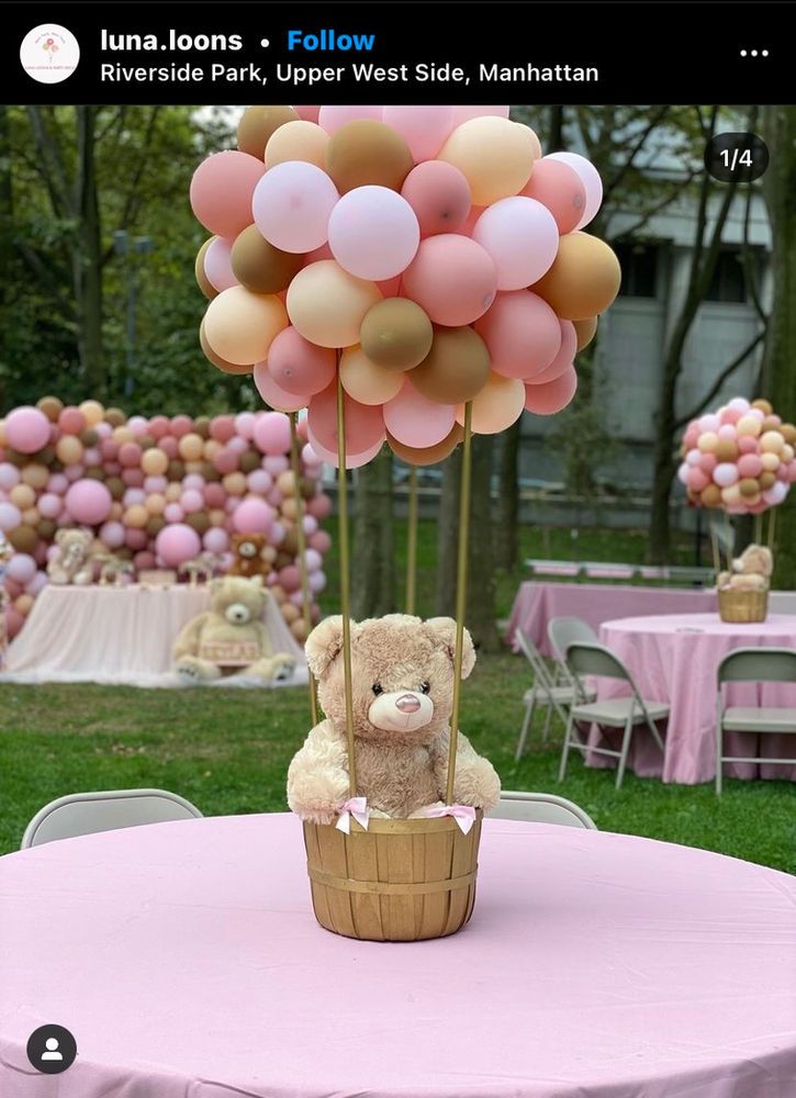 baby shower centerpieces