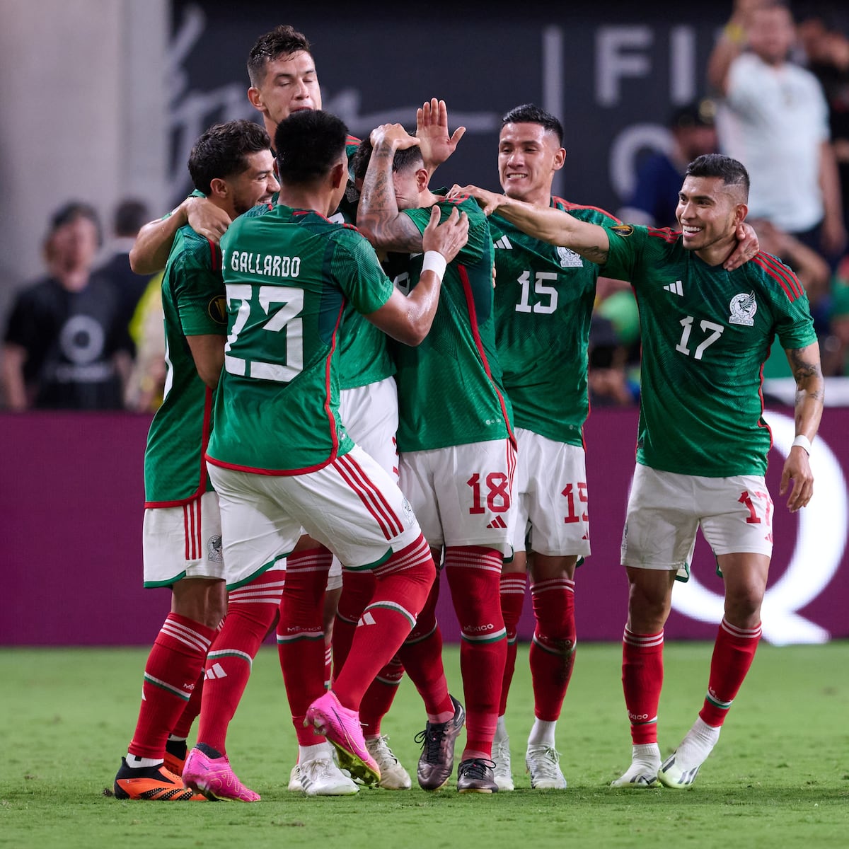 mexico national football team vs jamaica national football team lineups