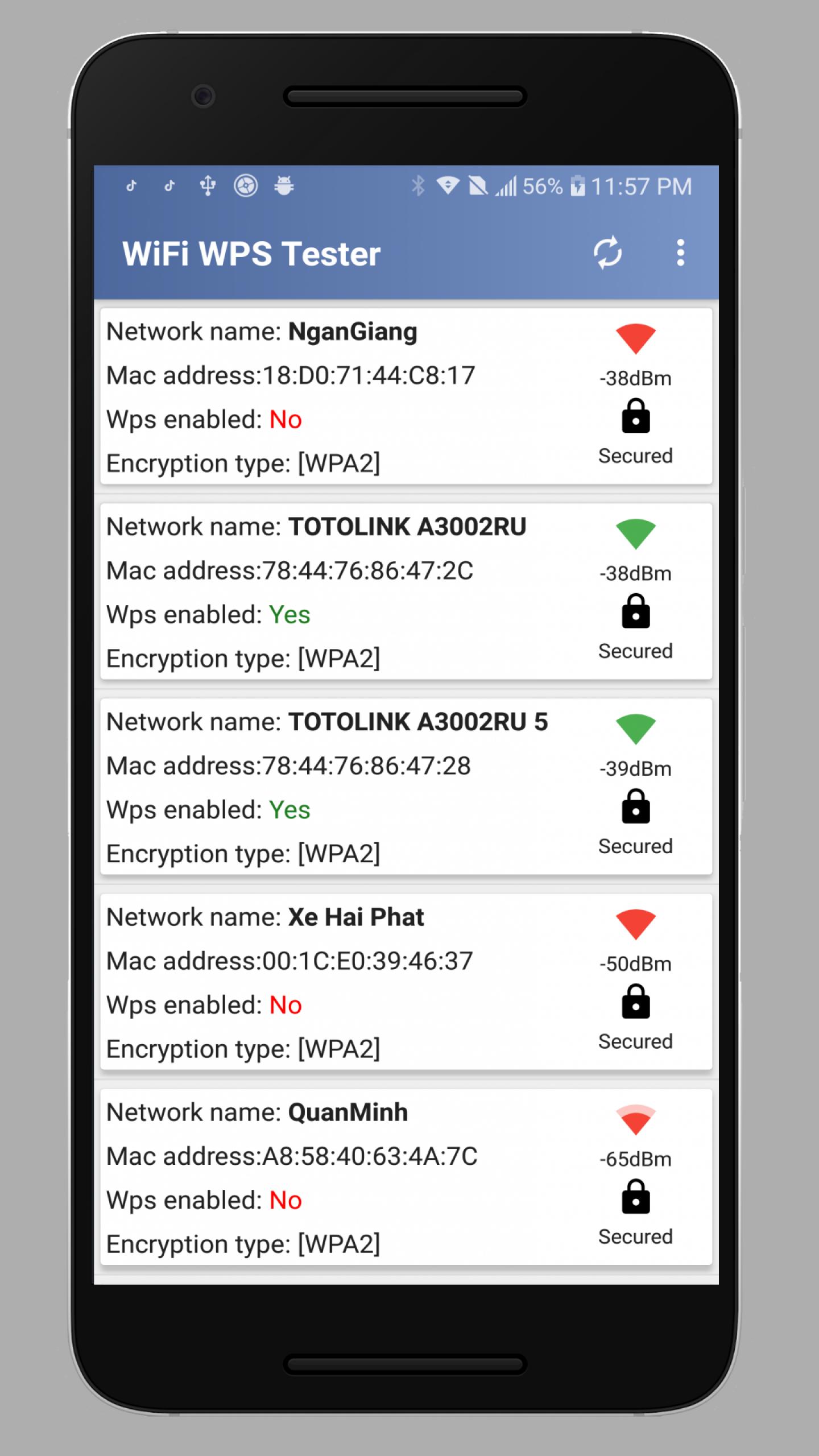 wps wpa tester