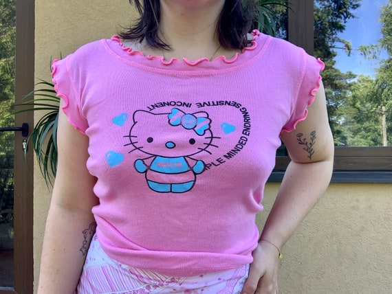 y2k hello kitty shirt