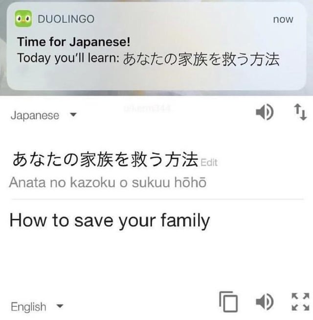 does duolingo actually threaten you