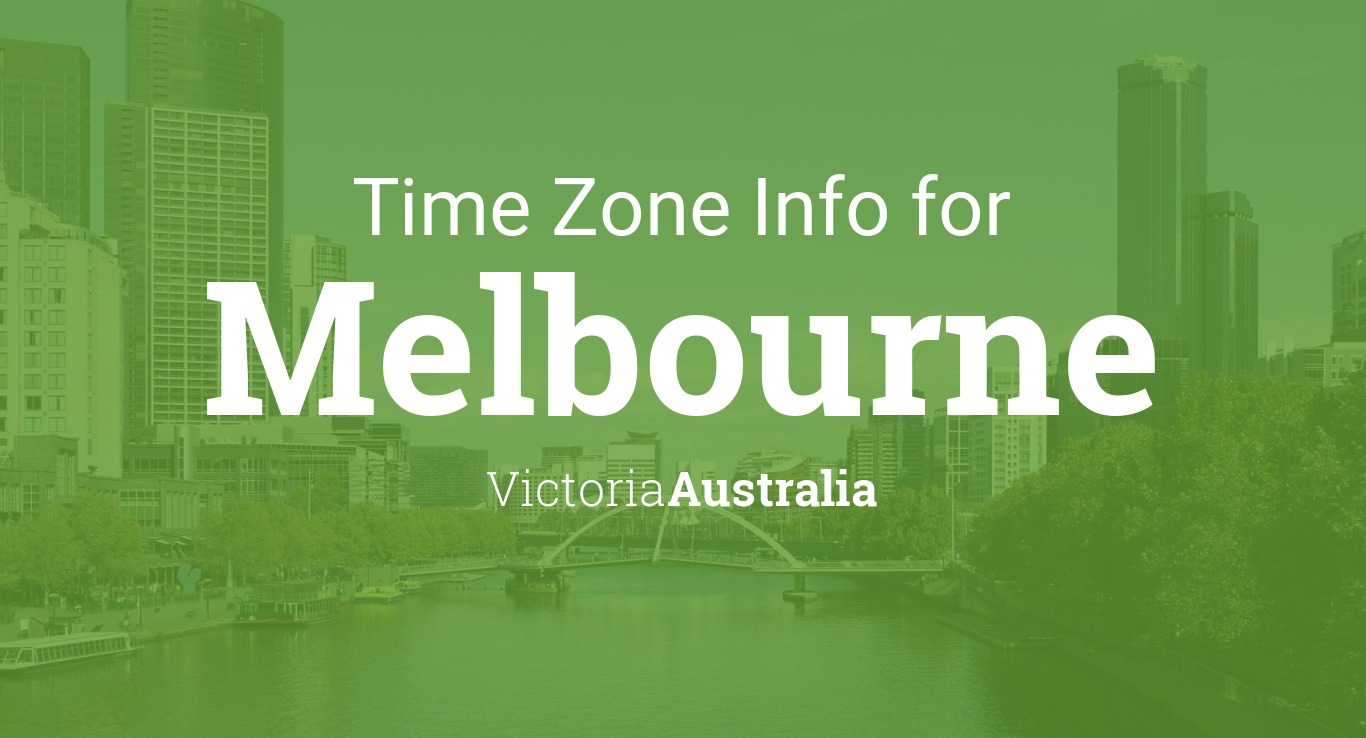 exact time in melbourne australia