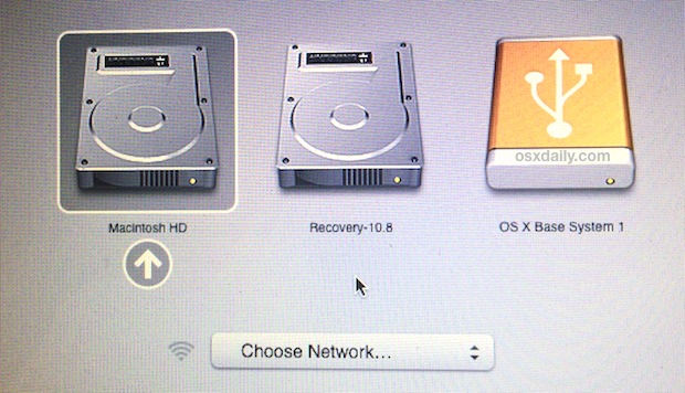 macbook air boot menu