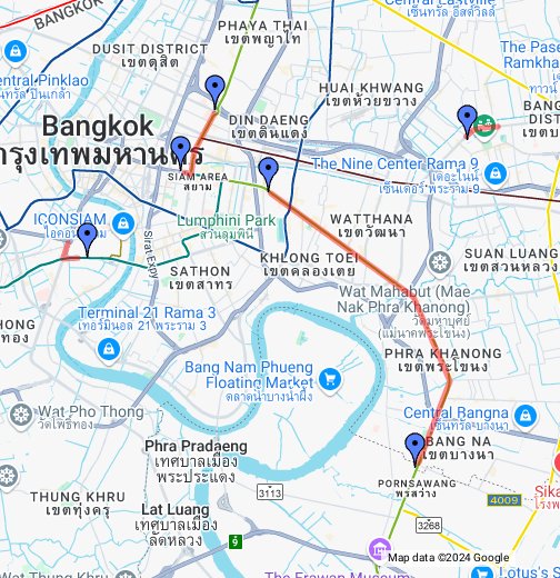 google map bangkok